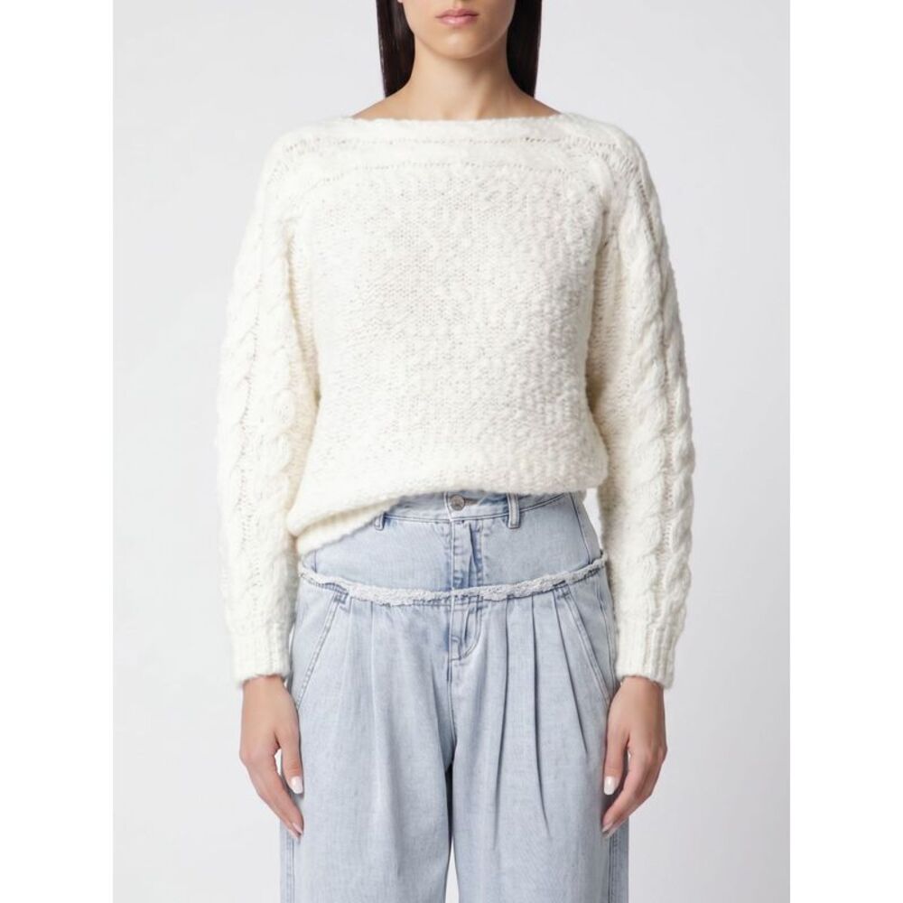 Isabel Marant Women Isabel Marant Drop-Shoulder Virgin Wool Crewneck Jumper